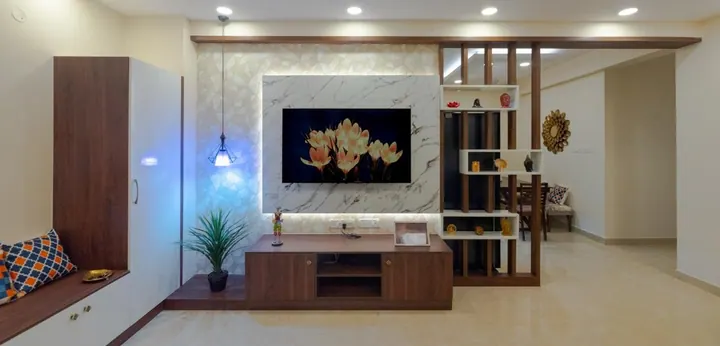 Interior detail from a living room design