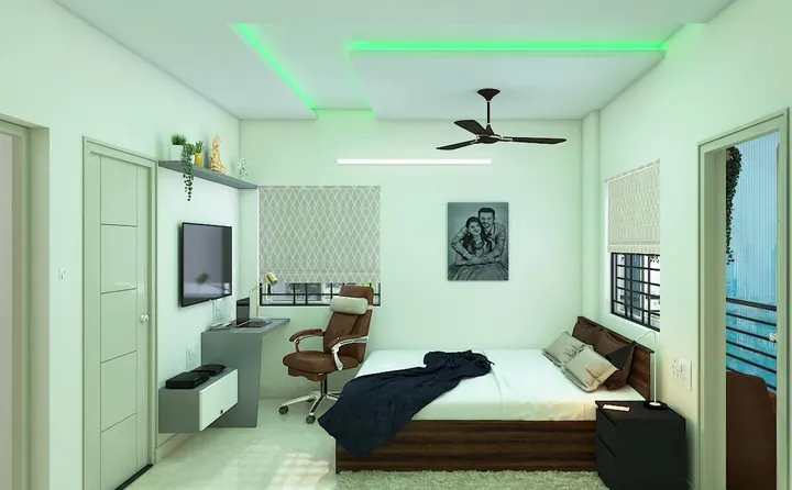 Master bedroom scheme two, fourth view