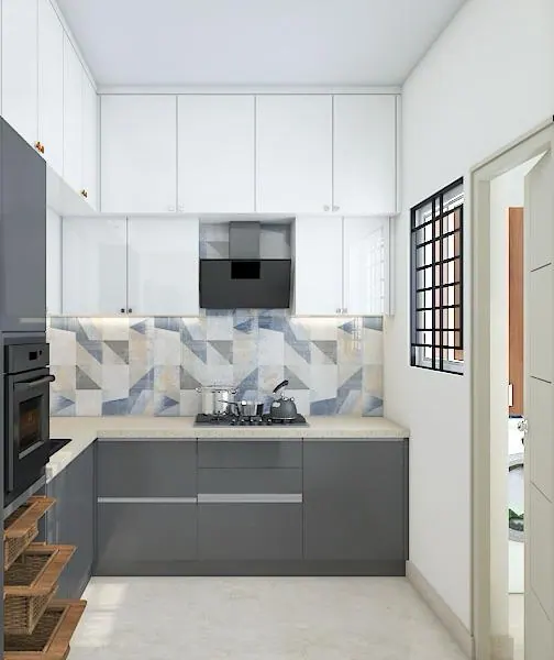Modular kitchen design scheme two, second view